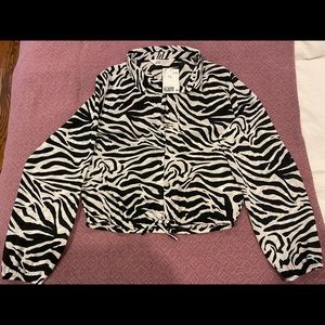 Girls Zebra print blouse